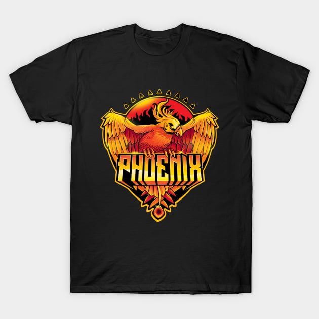 Phoenix T-Shirt by Dyuba